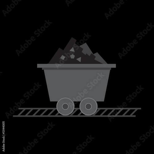 mine flat icon