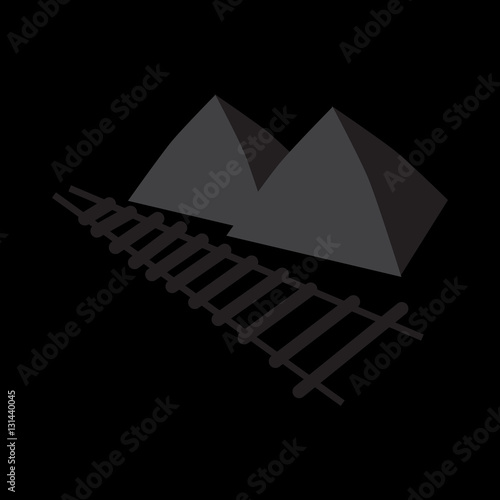 mine flat icon
