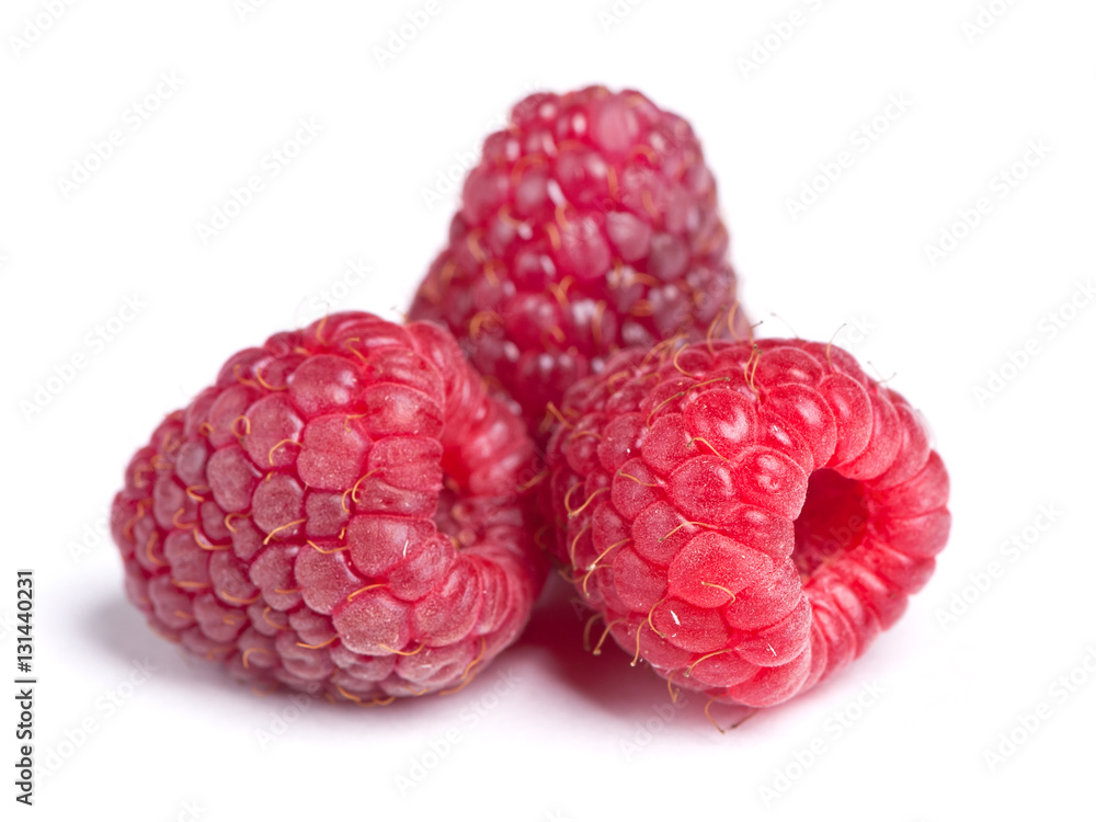 Group of raspberries Group of raspberries