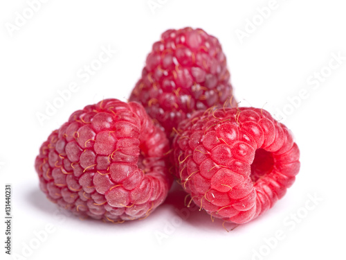 Group of raspberries