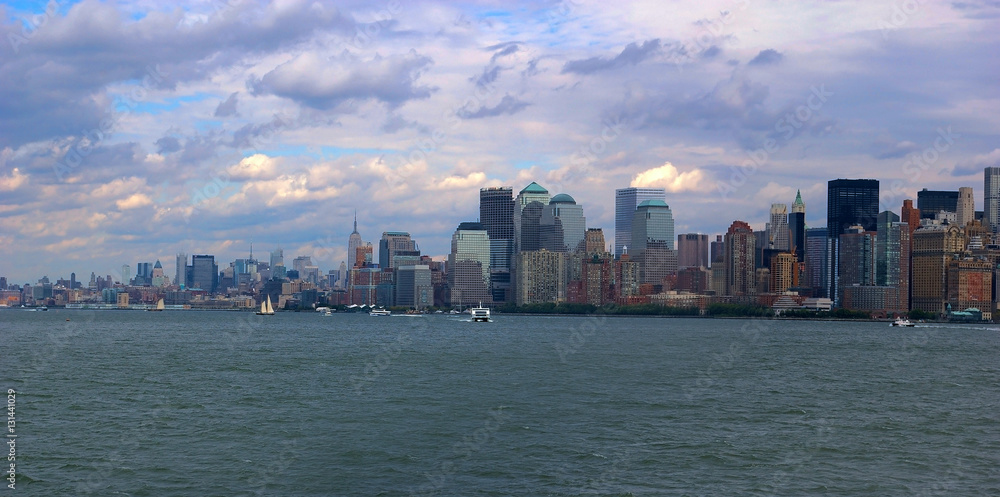 Manhattan vom Hudson River aus