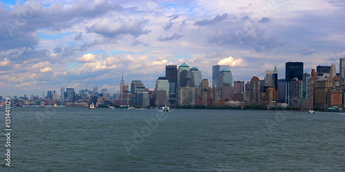 Manhattan vom Hudson River aus