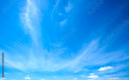 blue sky and white clouds