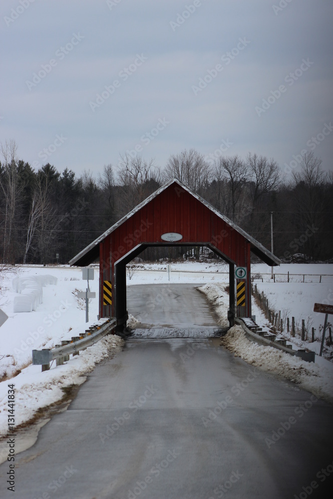 Guthrie Covered Bridge in St-Armand, Qc built in 1845 Guthrie Covered Bridge in St-Armand, Qc built in 1845