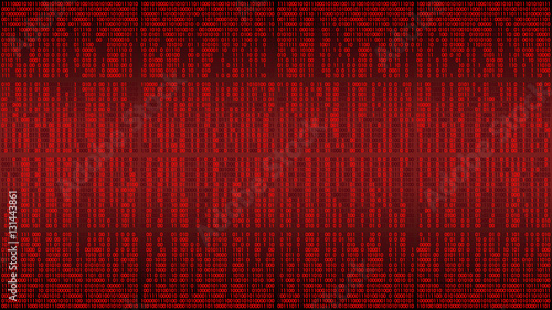 Abstract with digital lines, binary code, matrix background with digits