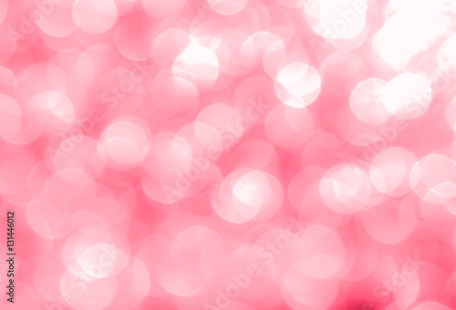 Pink abstract background with bokeh 