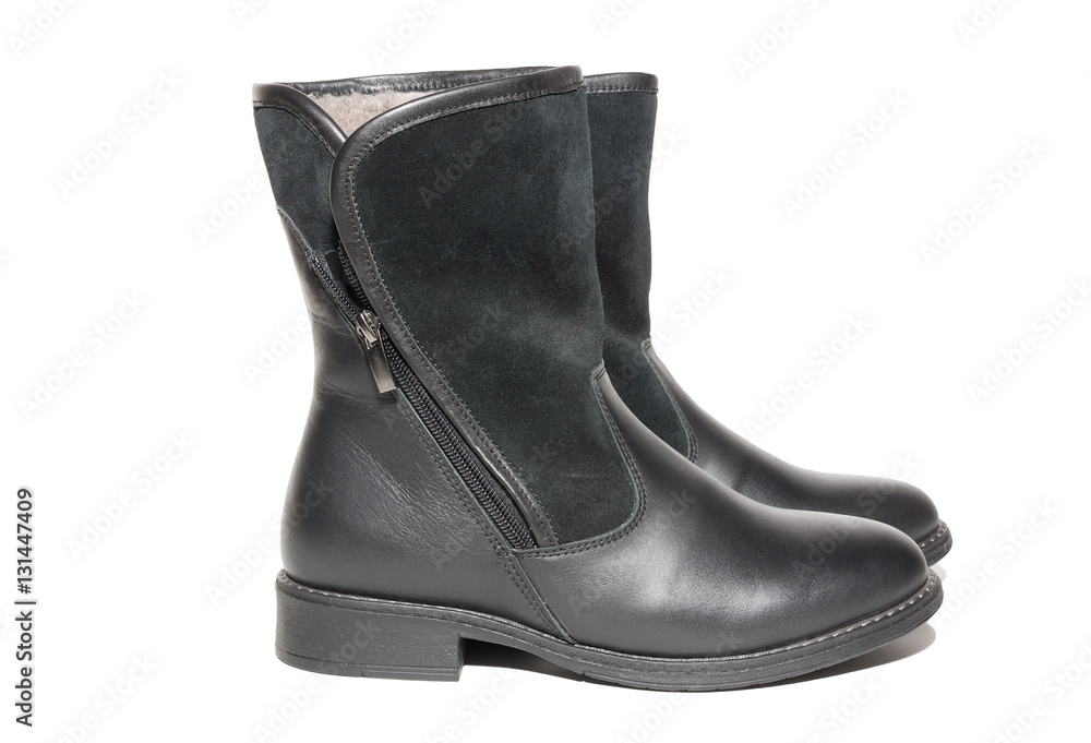 female shoes on a white background female shoes on a white background