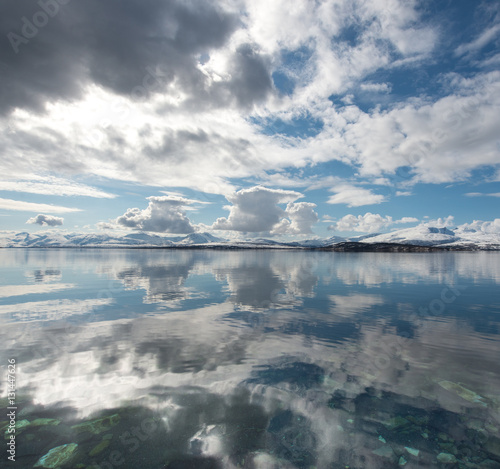 Coast of the Norwegian Sea.Tromso © belov3097