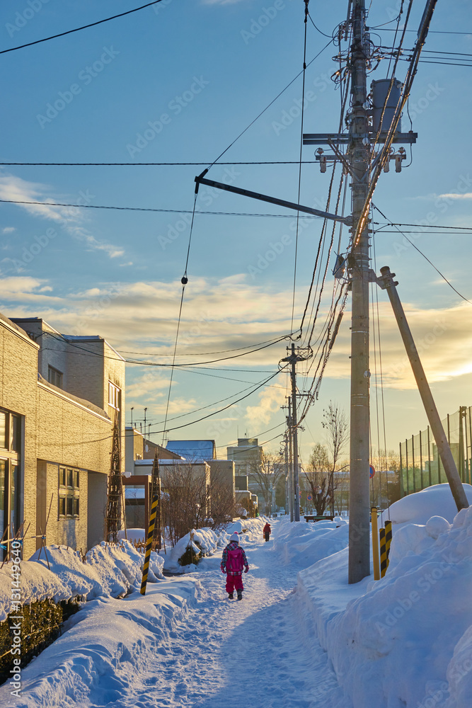 氷点下15℃の朝

