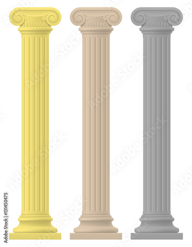 antique column stock vector illustration
