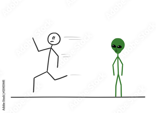 sm alien davonlaufen I