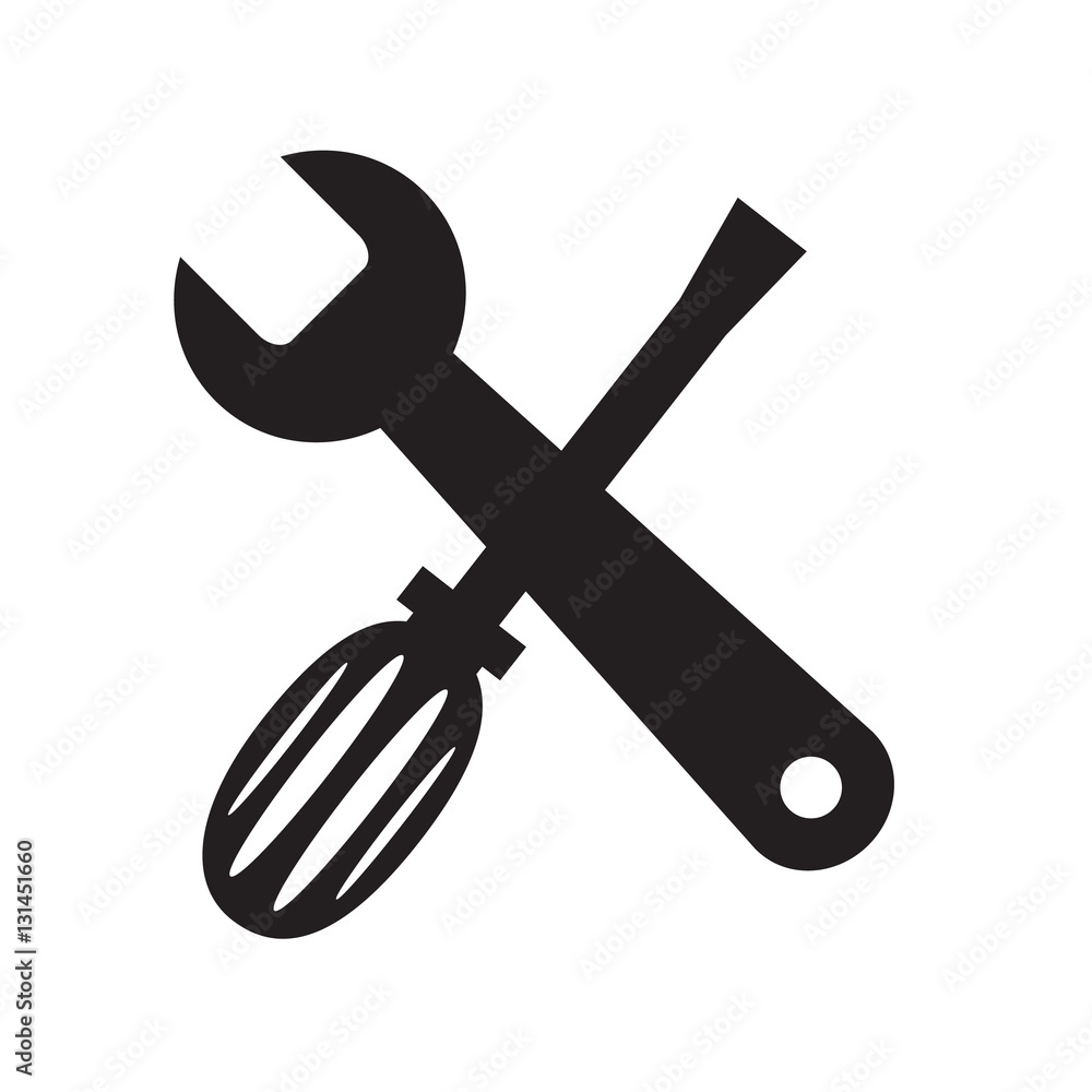 tools icon on white background. tools icon sign. tools icon on white background. tools icon sign.
