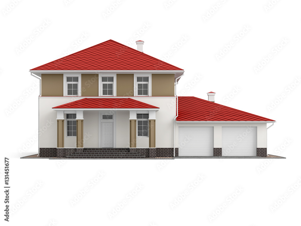 Traditional two-storey house Traditional two-storey house