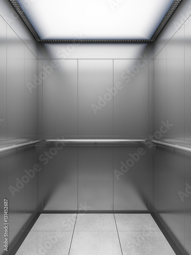 empty elevator cabin