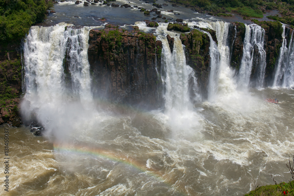 great Iguazu Falls. Natural Wonder of the World great Iguazu Falls. Natural Wonder of the World