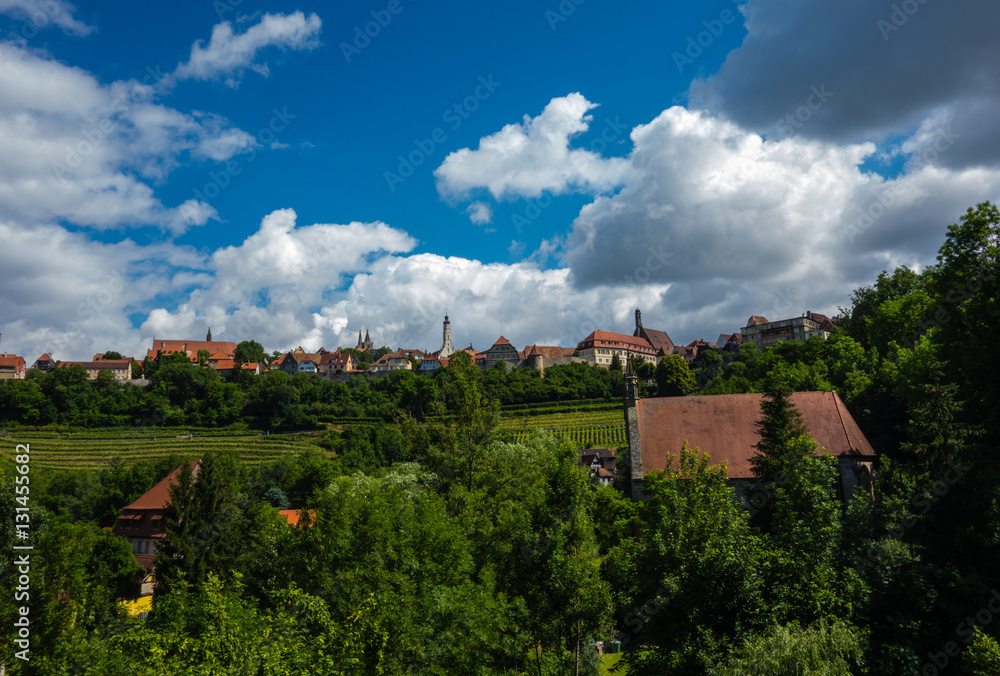 Stadtpanorama von Rothenburg