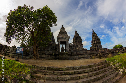 Prambanan hindu temple in Yogyakarta  Java  Indonesia.