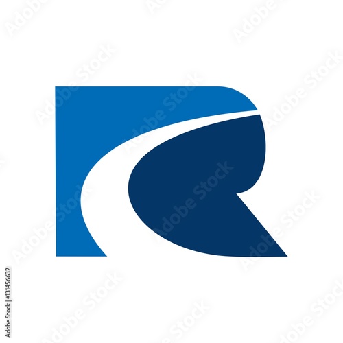letter R and C logo vector.
