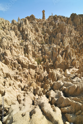 Valle de la Luna (Moon Valley) near capital of Bolivia - La Paz
 photo