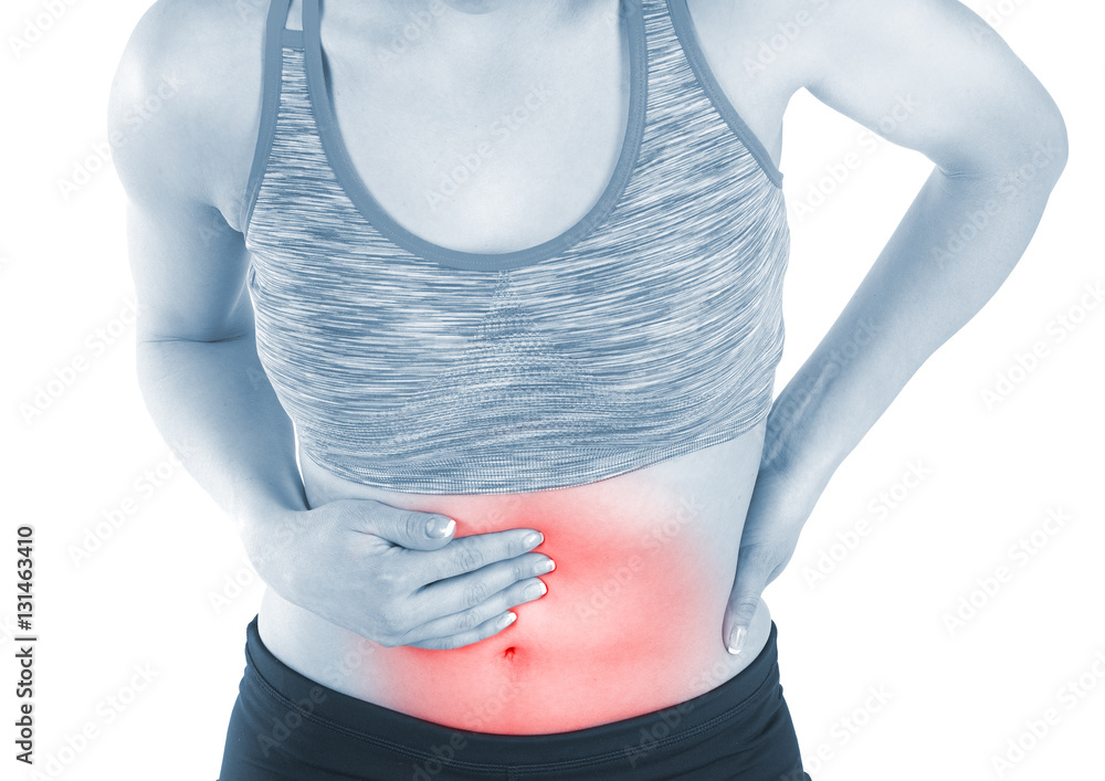 Adombinal pain and stomach cramps Stock Photo Adobe Stock