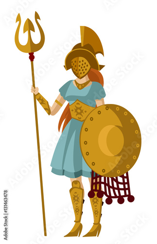 net and trident female retarius gladiator
