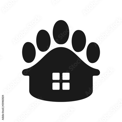 paw home logo vector.