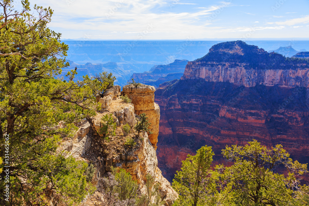 Beautiful view of breathtaking landscape in Grand Canyon Nationa
