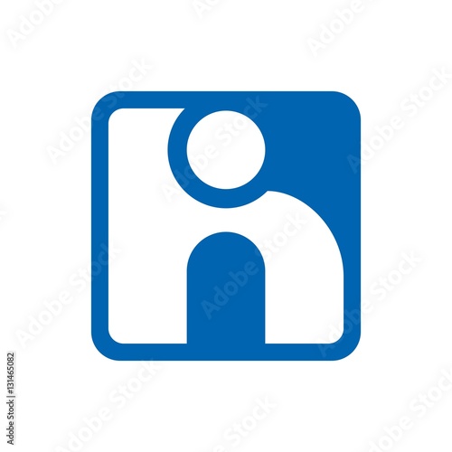 h and i logo template. logotype vector.