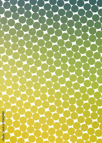 background yellow-green with circles