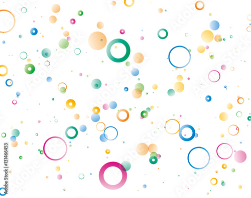 背景　リング　点々