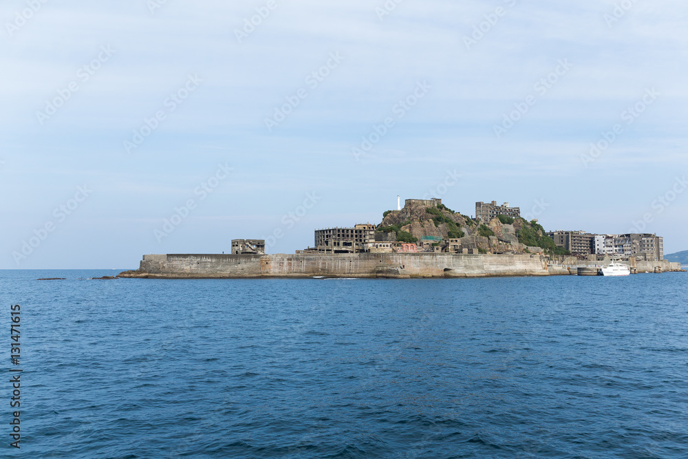 Abandoned island of Gunkanjima Abandoned island of Gunkanjima