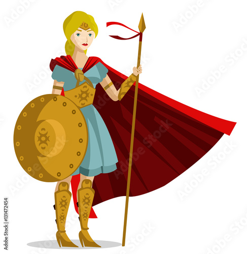 valkyrie blonde warrior
