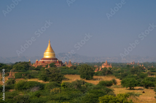 Ancient Temples in Bagan  Myanmar