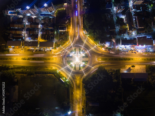 Road and The Monument of King