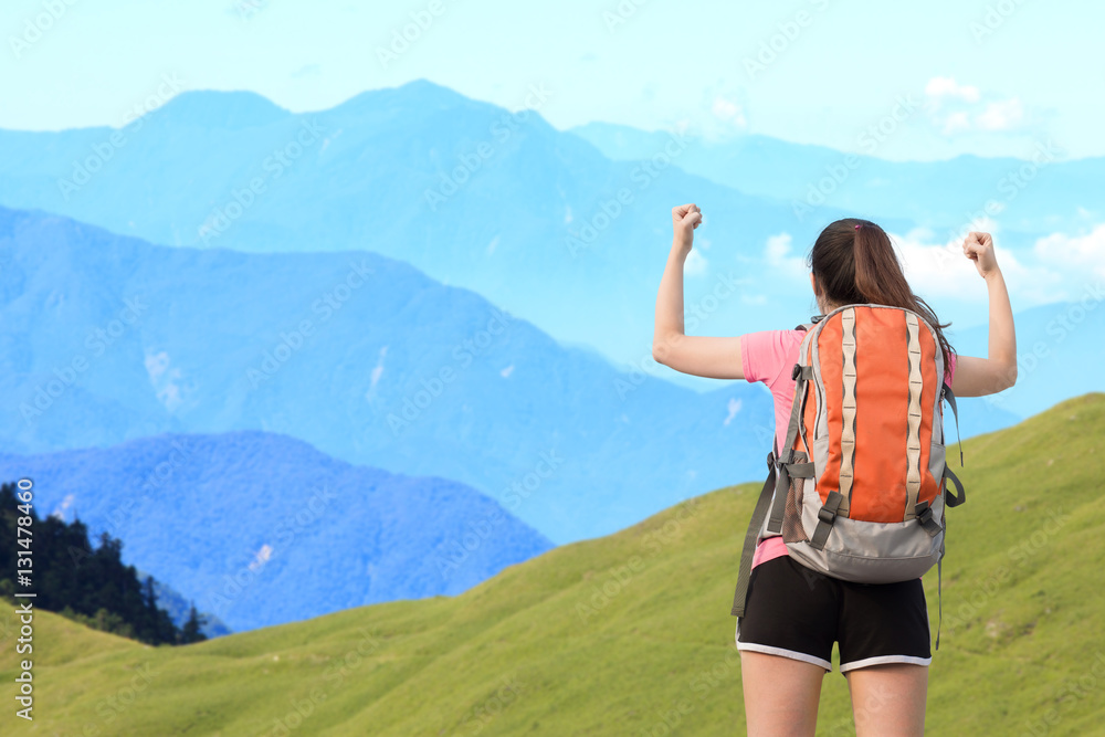 Obraz premium woman feel excited