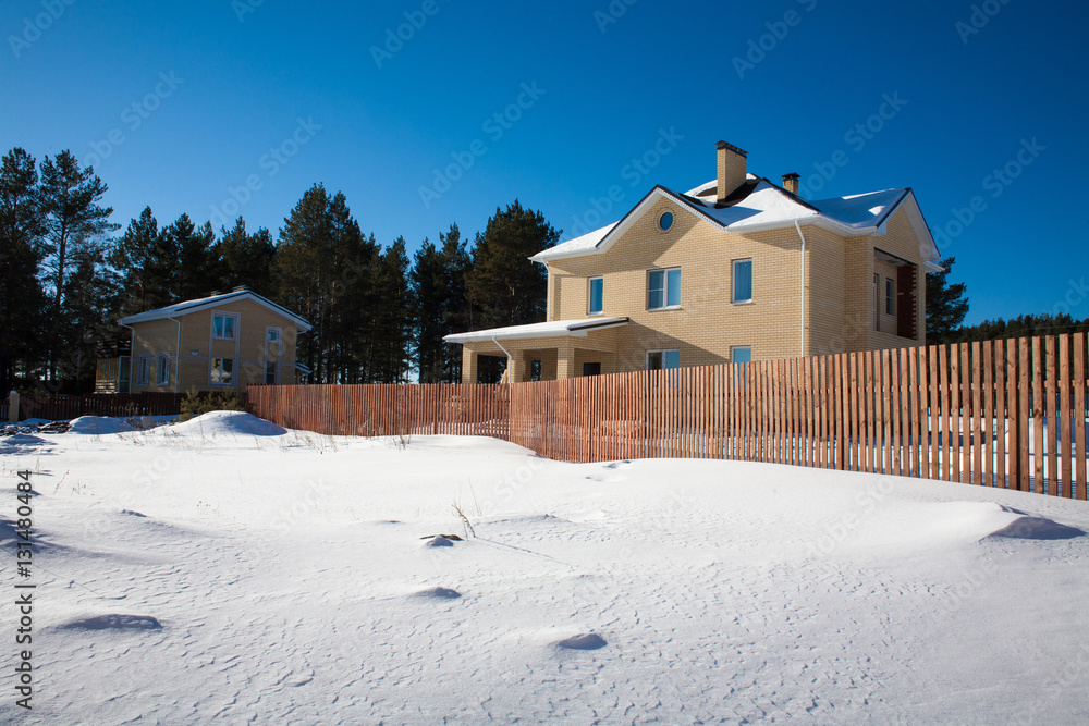 Newly Built Suburban House Newly Built Suburban House