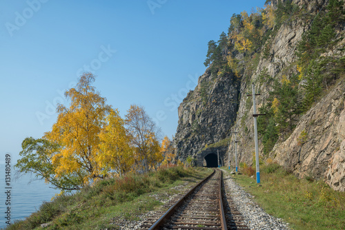 Autumn on Circum-Baikal Railway