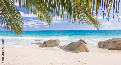 plage de rêve aux Seychelles 