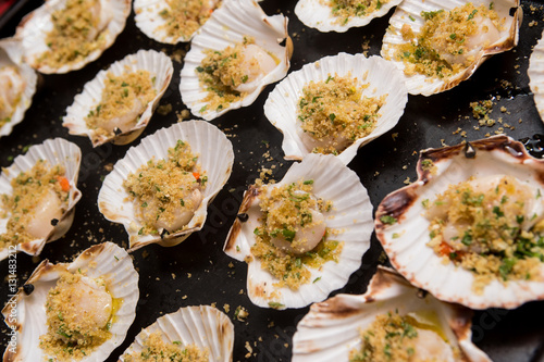 Capesante gratinate cucinate in forno 