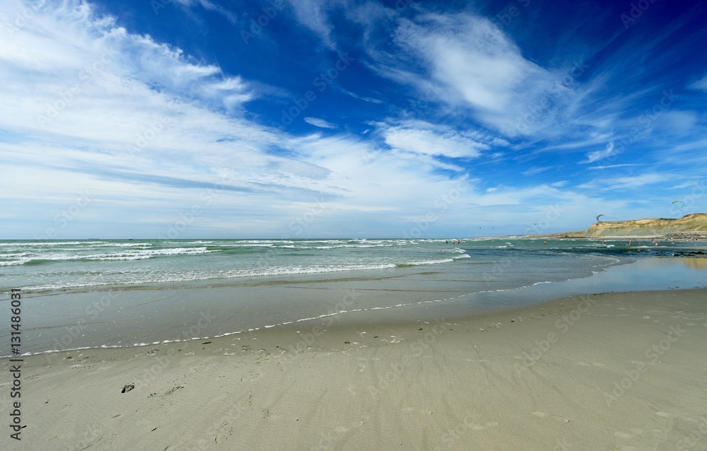 THE BEACH OF WIMEREUX , , PAS-DE -CALAIS, HAUTS DE FRANCE ,FRANCE
