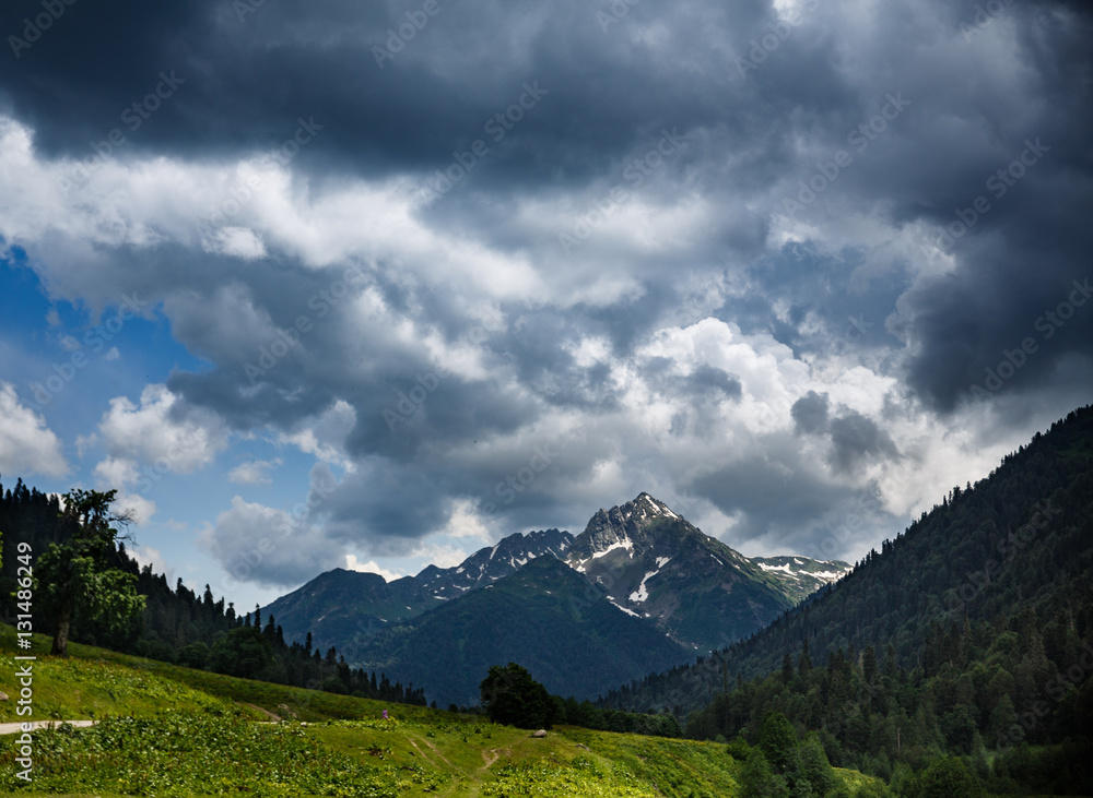 Abkhazia mountains