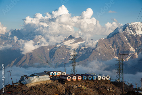 Photos Hotel for alpinists at Elbrus mountain, Russia.