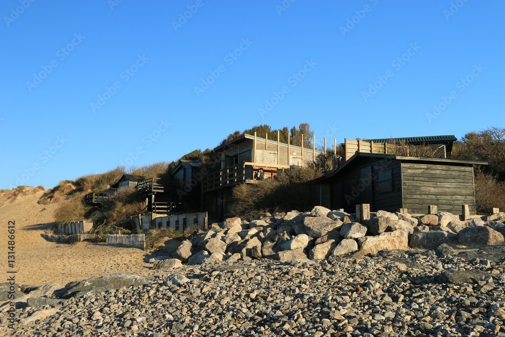 Obraz premium BEACH OF WISSANT , NORD PAS-DE-CALAIS, HAUTS DE FRANCE , FRANCE 