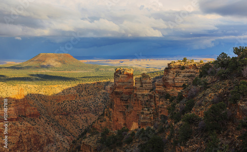 Beautiful scene of breathtaking landscape in Grand Canyon Nation