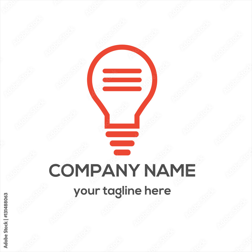 Red Lightbulb Logo Red Lightbulb Logo