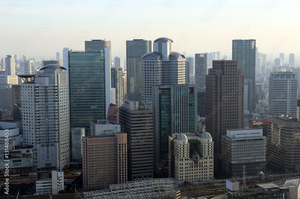 Obraz premium 都市風景 日本,大阪