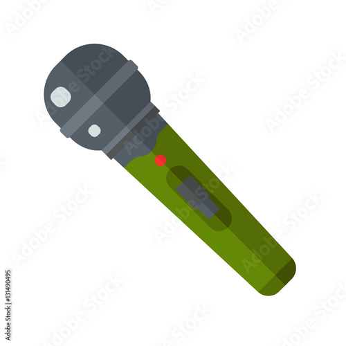 TV news or event microphone illustration