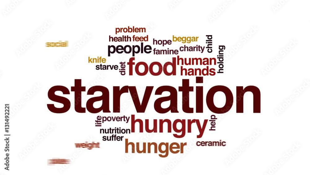 Starvation animated word cloud. Starvation animated word cloud.