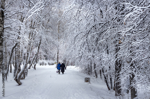 Siberian city after a snowfall © Starover Sibiriak