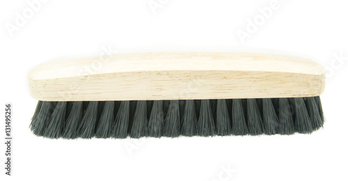 washing brush on white background